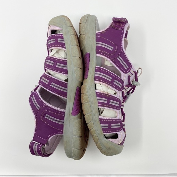 Khombu Sandy Kids Active Sandal Closed Toe.  Purple/Pink. Youth Size 3 - Picture 6 of 9